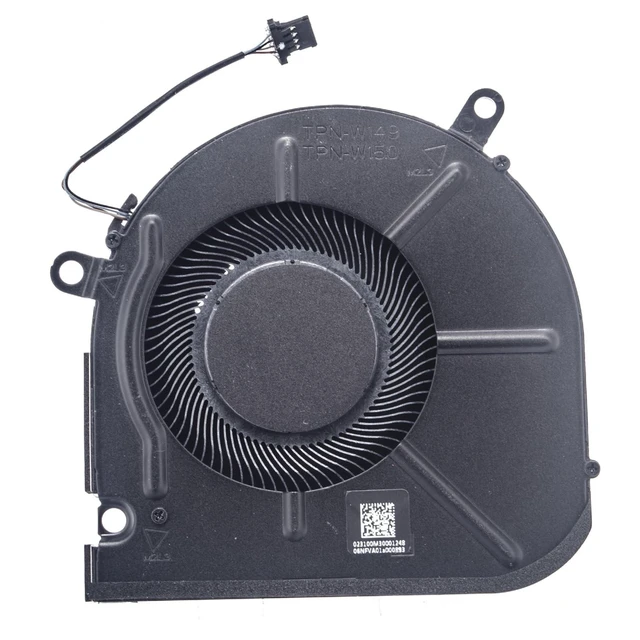 Alt view image 9 of 10 - QRFAX Replacement CPU+GPU Cooling Fan for HP Envy X360 15M-EU 15M-ES 15T-ES 15Z-EU 15-EU TPN-W149 TPN-W150 DC5V Series EG50040S1-1C400-S9A EG50040S1-1C410-S9A M45465-001 M45466-001
