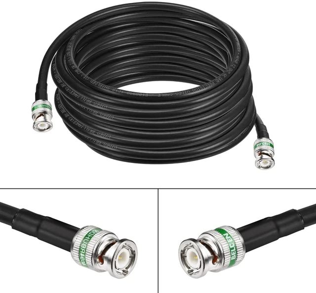 Alt view image 6 of 10 - Superbat 12G SDI Cable 25ft BNC Male Cable 75ohm Belden 4694R Black SDI Cord Support 6G-SDI/12G-SDI/4K/8K Video,for RED Komodo Camera Monitor Blackmagic Video Assist etc.