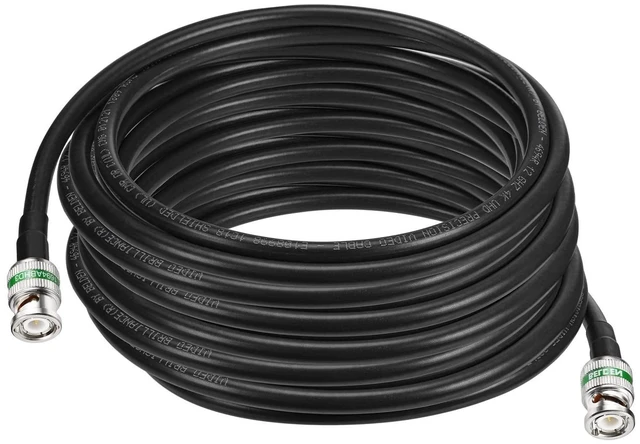 Alt view image 10 of 10 - Superbat 12G SDI Cable 25ft BNC Male Cable 75ohm Belden 4694R Black SDI Cord Support 6G-SDI/12G-SDI/4K/8K Video,for RED Komodo Camera Monitor Blackmagic Video Assist etc.