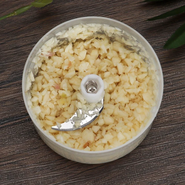Alt view image 6 of 7 - Gustave Electric Mini Garlic Chopper Mini Onion Vegetable Masher Crusher Small Food Processor Wireless USB Charging Kitchen Tools (100+250 ml Bowl