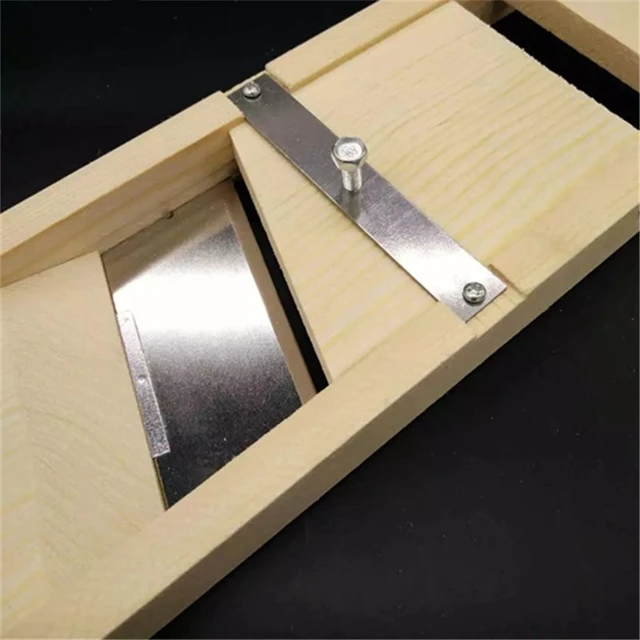 Alt view image 3 of 7 - Wooden Shredder Cutter Grater Slicer for Vegetable Fruits Cabbage Easy to Use