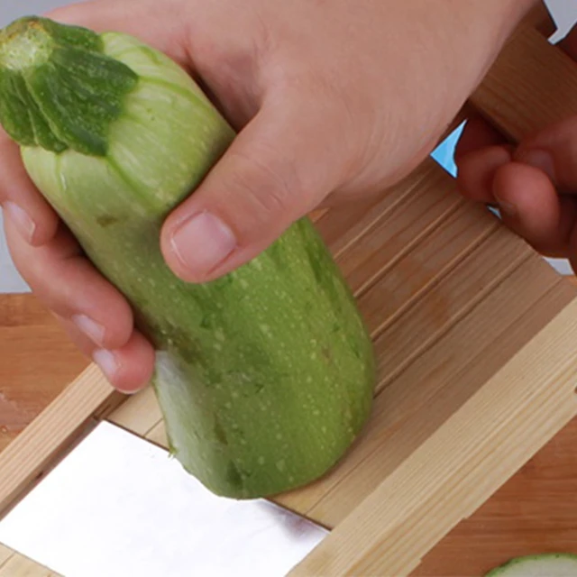 Alt view image 7 of 7 - Wooden Shredder Cutter Grater Slicer for Vegetable Fruits Cabbage Easy to Use