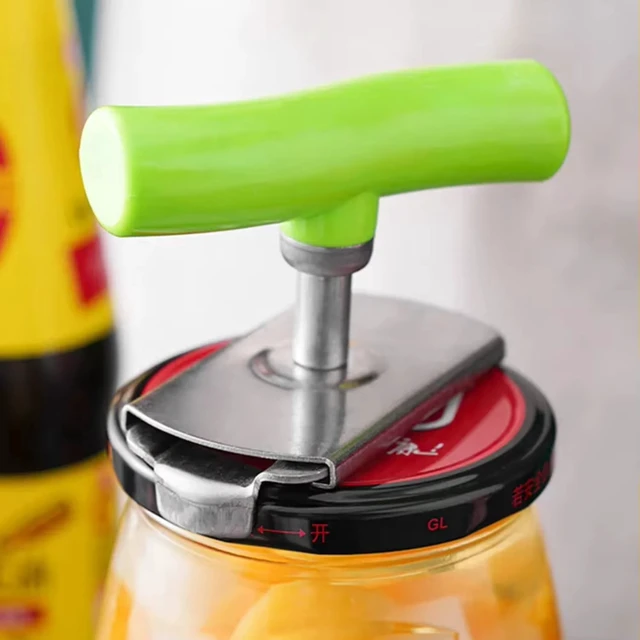 Alt view image 3 of 7 - Stainless Steel Multi-Use Jar Opener | Adjustable Labor-Saving Tool for Bottle Caps Can Lids | Commercial Kitchen & Home Gadget