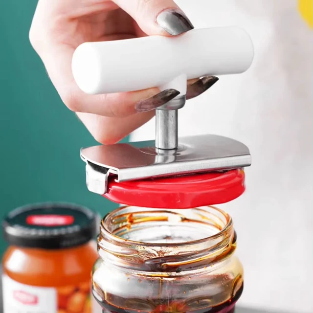 Alt view image 5 of 7 - Stainless Steel Multi-Use Jar Opener | Adjustable Labor-Saving Tool for Bottle Caps Can Lids | Commercial Kitchen & Home Gadget