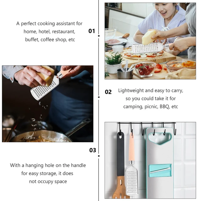 Alt view image 3 of 7 - Wooden Carrot Grater - 1 Piece Kitchen Vegetable Shredder, Compact 9.82x2.36x0.90 Inch Design for Easy Food Prep