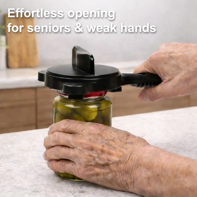 Alt view image 3 of 7 - Jar Opener for Seniors 4-in-1 Adjustable Bottle Opener with Non-Slip Grip Suitable Lid Opener for Weak Hands for Jars Bottles and Beer Caps