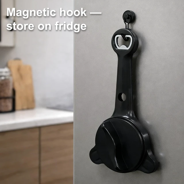 Alt view image 5 of 7 - Jar Opener for Seniors 4-in-1 Adjustable Bottle Opener with Non-Slip Grip Suitable Lid Opener for Weak Hands for Jars Bottles and Beer Caps