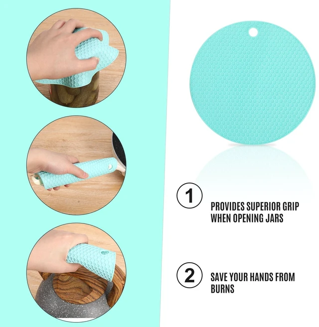 Alt view image 5 of 7 - Bocaoying Jar Opener for Weak Hands, Seniors with Arthritis, 5 in 1 Multi Function Bottle Opener Lid Opener for Arthritic Hands with Non Slip Rubber Jar opener Gripper Pad and Corkscrew Wine Opener