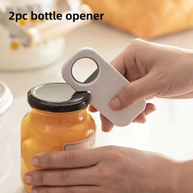 Alt view image 3 of 7 - 2Pack Manual Jar Opener, Portable Household Lid Remover, Practical Kitchen Gadget for Stubborn Bottle & Jar Lids