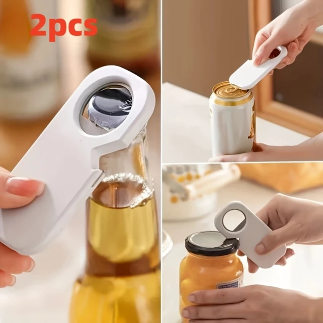 Alt view image 6 of 7 - 2Pack Manual Jar Opener, Portable Household Lid Remover, Practical Kitchen Gadget for Stubborn Bottle & Jar Lids