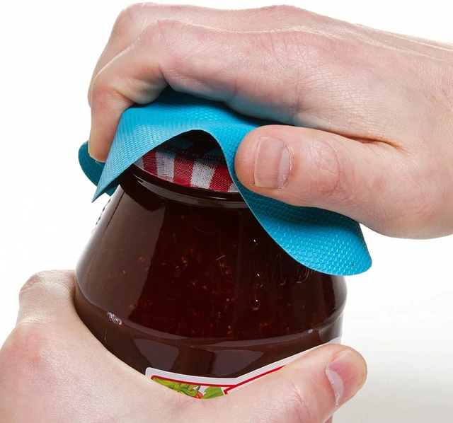 Alt view image 5 of 6 - Jar Grips Multi-Purpose Lid Openers, Set of 3, Manual Rubber Anti-Skid Round Gripper Pad Bottle Cap Kitchen Jar Opener