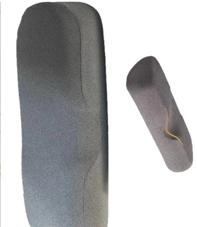 Alt view image 4 of 7 - Memory Foam Contour Pillow for Neck Support, Ergonomic Side Sleeper Pillow, Gray