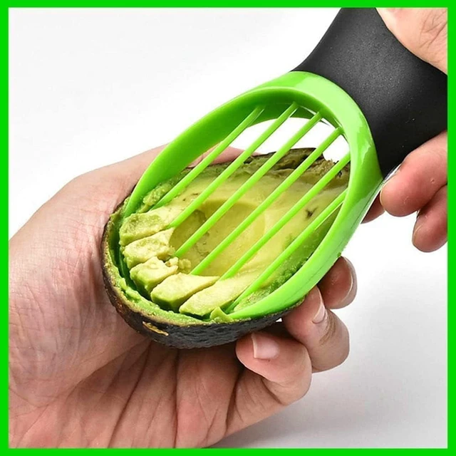 Alt view image 3 of 7 - Bartans 3-in-1 Avocado Slicer Tool, Multifunctional Fruit Peeler, Cutter, Mash and Scooper 1 pack