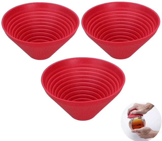 Main image of 3 pc of Jar Openers, Multi-Purpose Reusable Rubber Gripper Jar Opener for Seniors with Arthritis Weak Hands Gripper Rubber Jar, Multi-Purpose Bottle Lid Openers Fit for Most Bottles