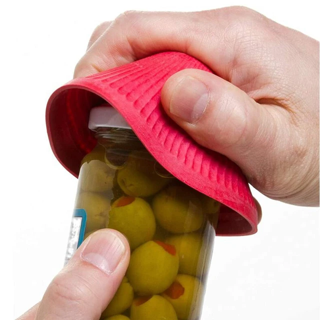 Alt view image 4 of 7 - 3 pc of Jar Openers, Multi-Purpose Reusable Rubber Gripper Jar Opener for Seniors with Arthritis Weak Hands Gripper Rubber Jar, Multi-Purpose Bottle Lid Openers Fit for Most Bottles