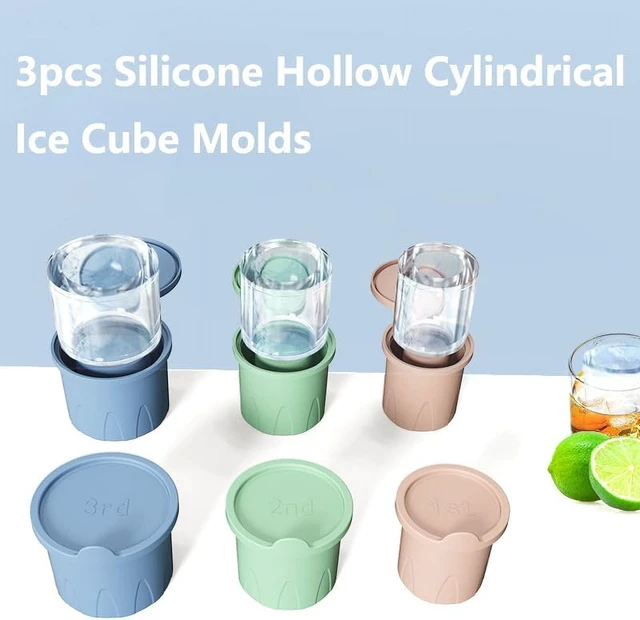 Alt view image 3 of 7 - Tumbler Ice Mold for Stanley Cup 30-40 oz - Silicone Cylinder Ice Mold with Lid, Easy Fill and Release Ice Maker for Ice Drink, Juice, Whiskey, Cocktail, Coffee, Summer Gifts, 1PCS 1st
