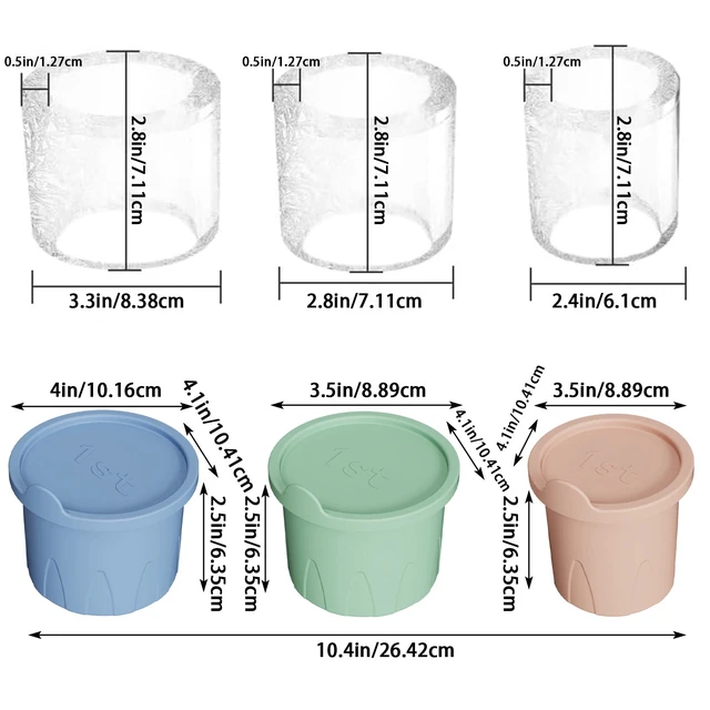 Alt view image 4 of 7 - Tumbler Ice Mold for Stanley Cup 30-40 oz - Silicone Cylinder Ice Mold with Lid, Easy Fill and Release Ice Maker for Ice Drink, Juice, Whiskey, Cocktail, Coffee, Summer Gifts, 1PCS 1st