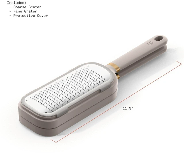 Alt view image 5 of 5 - by Drew Barrymore 2-in-1 Nested Grater, Porcini Taupe