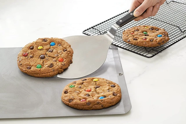 Alt view image 3 of 7 - Stainless Steel Oversized Cookie Spatula, 14.5" Pancake Flipper