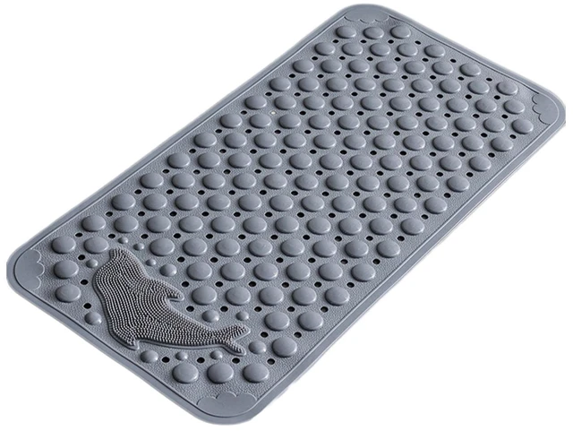 Main image of Tainini Bath Tub Shower Safety Mat 14*28 Inch Non-Slip and Extra Large, Bathtub Mat with Suction Cups, Machine Washable Bathroom Mats with Drain Holes