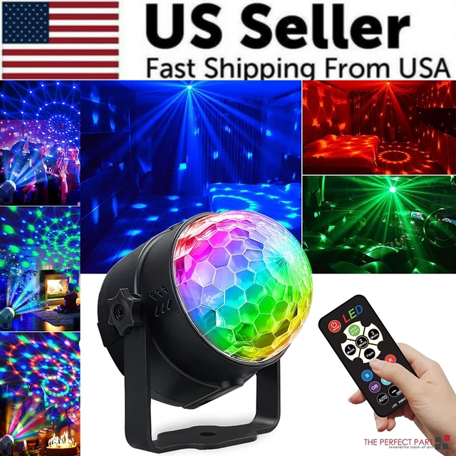 Alt view image 2 of 7 - Disco Party Lights Strobe LED DJ Ball Sound Activated Bulb Dance Lamp Decoration