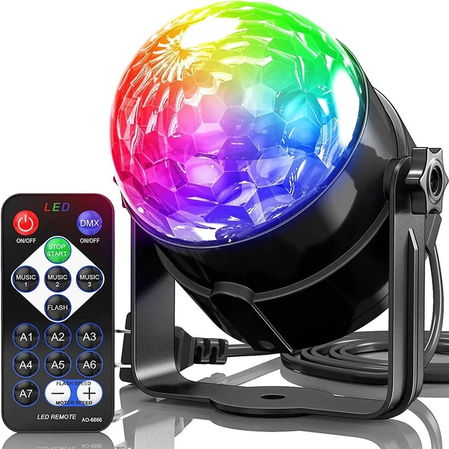 Alt view image 3 of 7 - Disco Party Lights Strobe LED DJ Ball Sound Activated Bulb Dance Lamp Decoration