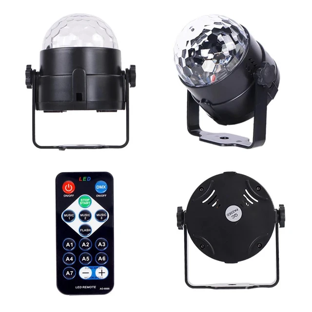 Alt view image 7 of 7 - Disco Party Lights Strobe LED DJ Ball Sound Activated Bulb Dance Lamp Decoration