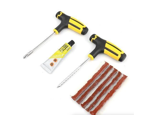 Alt view image 4 of 7 - 68pc Tire Repair Kit DIY Flat Tire Repair Car Truck Motorcycle Home Plug Patch