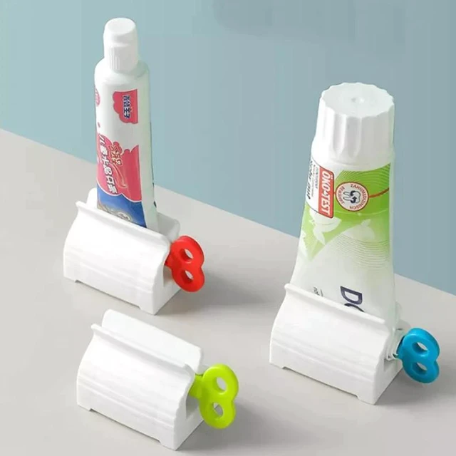 Alt view image 6 of 7 - 6x Toothpaste Squeezer Bathroom Tube Easy Stand Dispenser Rolling Holder Seat - 3 Pack
