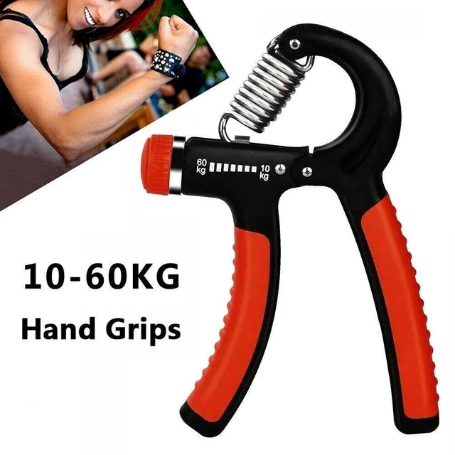 Alt view image 6 of 7 - Hand Grip Strength Power Trainer Gripper Strengthener Adjustable Gym Exerciser