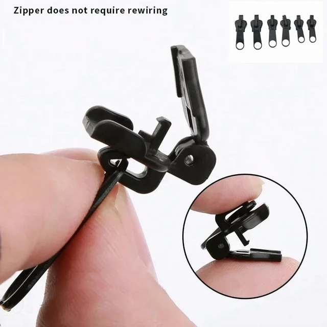 Alt view image 2 of 4 - 6/12/18/24pcs Universal Zipper Repair Kit Detachable Zipper Head for Clothing Backpack, Purse DIY Sewing Accessories
