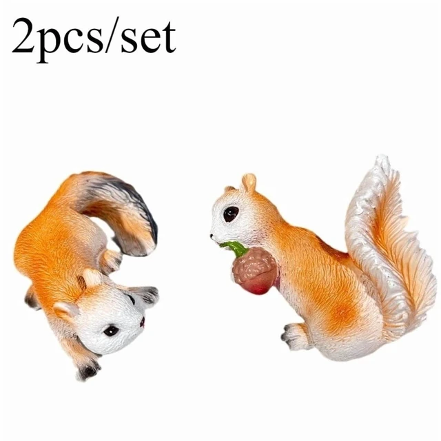 Main image of 2pcs Creative Squirrel Hanging Planter Outdoor Garden Animal Fence Decor Durable Resin Flower Pot Decoration for Yard & Balcony