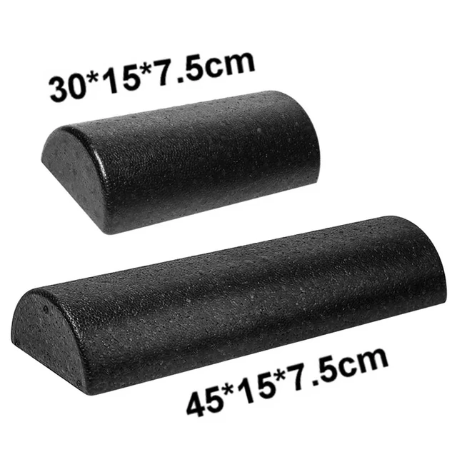 Alt view image 7 of 7 - Yoga Massage Exercise Foam Roller EPP Half Round Balance Training Roller Portable Muscle Foam Roller for Pilates Bodybuilding
