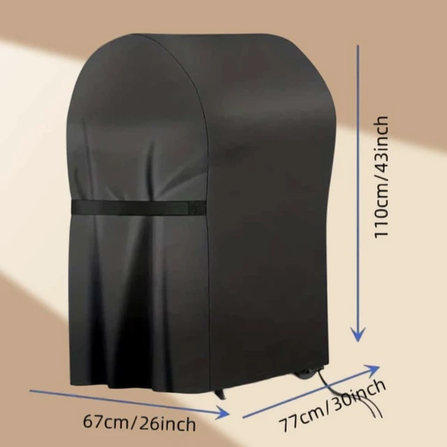 Alt view image 2 of 4 - Heavy-Duty BBQ Cover Outdoor Dustproof Waterproof Rain Grill Cover Anti-UV Protective Shelter for Grills