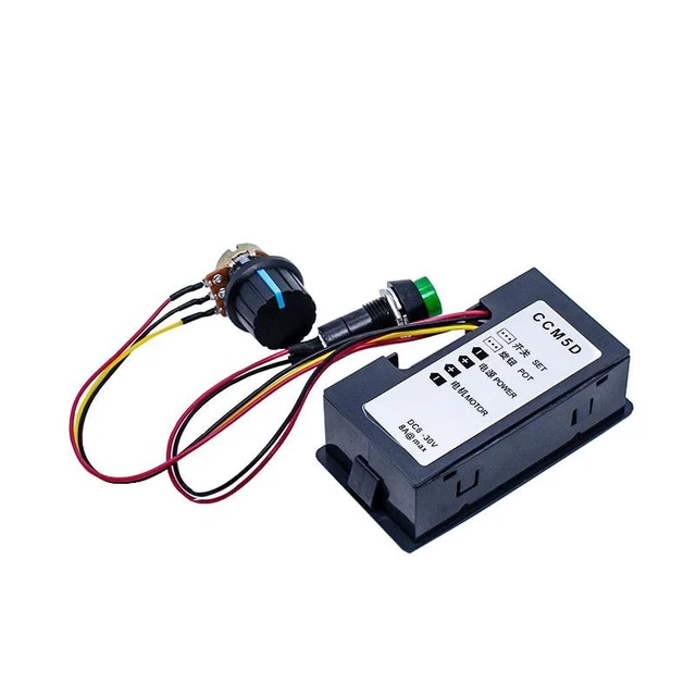 Alt view image 2 of 2 - DC 6V 12V 24V 6A Adjustable PWM DC Motor Speed Controller CCM5D Digital Display Regulator LED Motor Controller Speed Regulator New