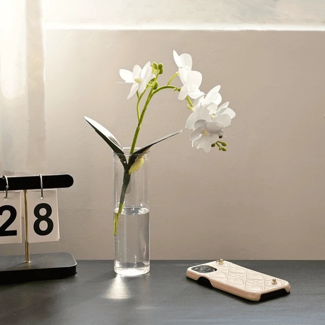 Alt view image 4 of 4 - 10/15/12 Plastic Cylindrical Vases, High Transparency Vase Set, Suitable for Simple Desktop Flower Arrangement Decoration