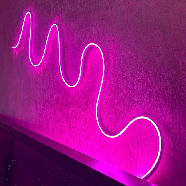 Alt view image 3 of 7 - USB LED Neon Rope Lights, RGB Led Strip Lights with Remote, Color Changing Flexible Led Light Strip, Gaming 5V Neon Lights