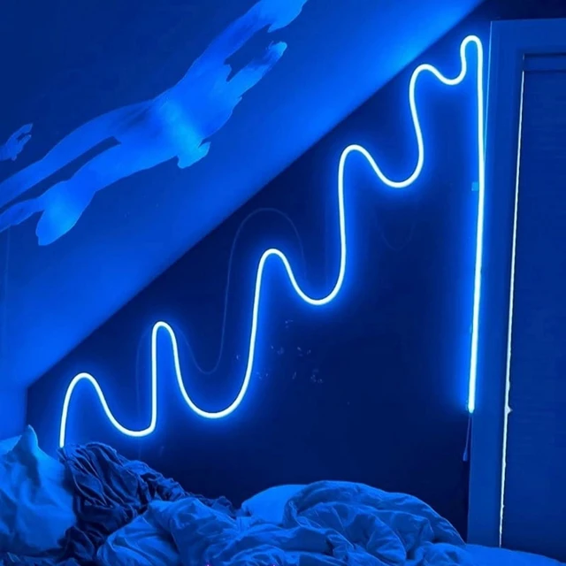 Alt view image 6 of 7 - USB LED Neon Rope Lights, RGB Led Strip Lights with Remote, Color Changing Flexible Led Light Strip, Gaming 5V Neon Lights