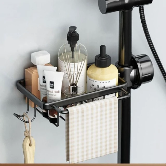 Alt view image 3 of 4 - Space Aluminum Kitchen Sink Drain Rack Bathroom Organizer Multipurppse Sponge Storage Basket Soap Drainer Shelf Save Space