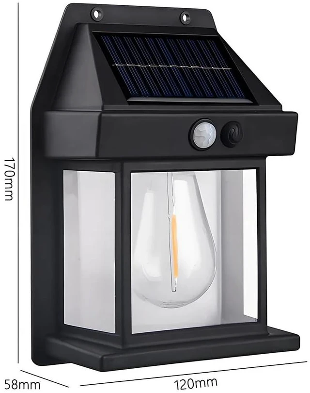 Main image of Powerful Solar Wall Light Outdoor Waterproof LED Lamp House Garden Fence Decoration Light Sensor Solar Energy Wall Lantern LED
