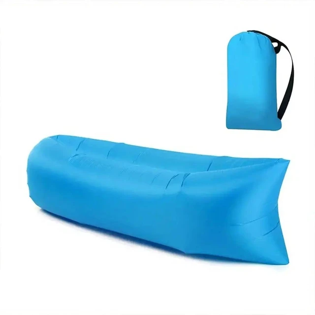 Main image of Inflatable Air Sofa Portable Fast-Inflate Waterproof Lounger for Beach Camping Pool Travel