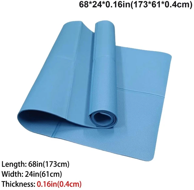 Main image of Foldable Yoga Mat Eco Friendly EVA Folding Travel Fitness Exercise Mat 3mm/4mm/6mm Thicknesses for Yoga Pilates & Floor Workouts
