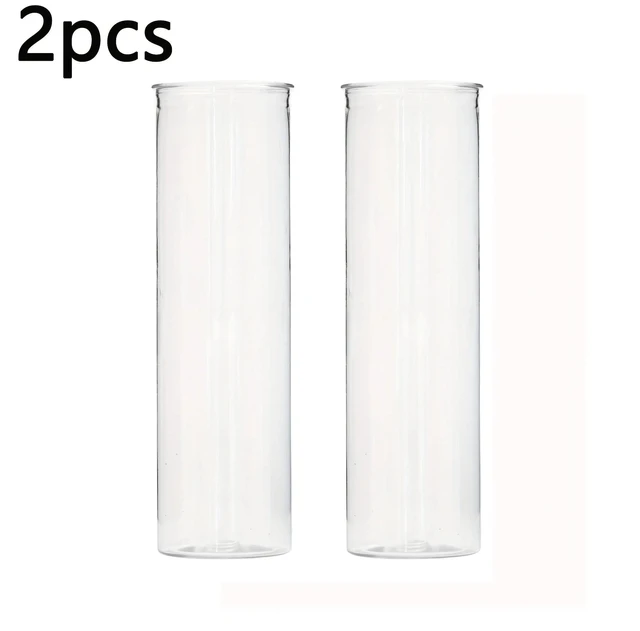 Main image of 2pcs Transparent Plastic Cylinder Vase Plastic Flower Vase for Parties Home Decor Weddings & Baby Showers Party Decor Christmas