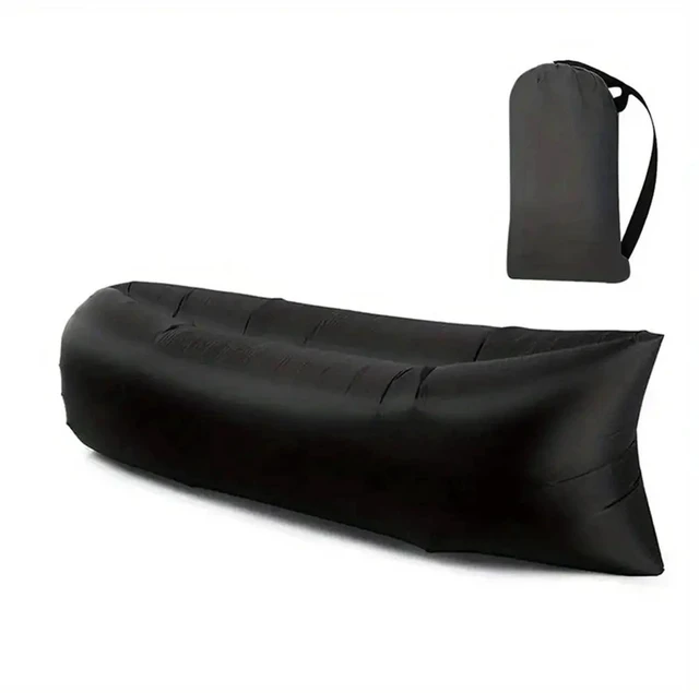 Main image of Inflatable Air Sofa Portable Fast-Inflate Waterproof Lounger for Beach Camping Pool Travel