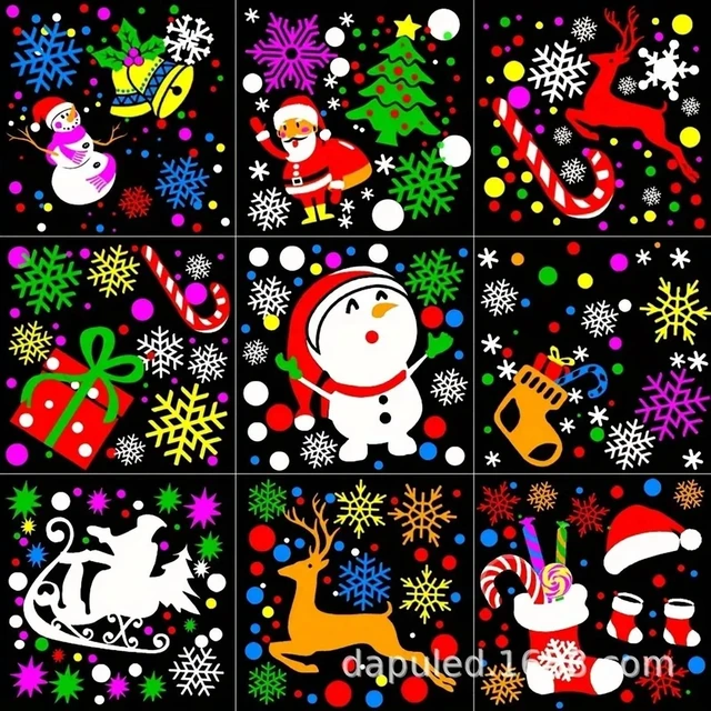 Alt view image 3 of 4 - 1pc Snowflake Christmas Laser Projector Light,16 patterns Waterproof Rotating Christmas LED Stage Lights Christmas Decoration
