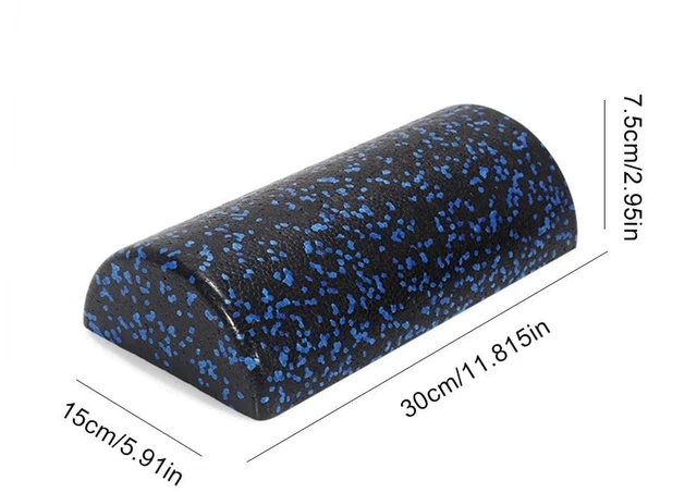 Main image of Half-Round Yoga Roller Massage Roller 30cm Semi-Circular Foam Roller Multi-Function Back Stretcher for Balance Training