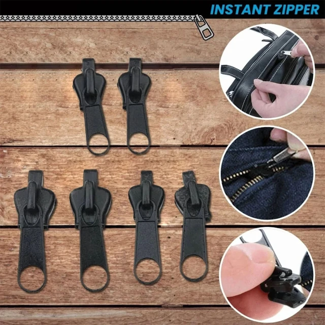 Alt view image 4 of 7 - 3 Sizes Universal Instant Fix Zipper Repair Kit Replacement Zip Slider Teeth Rescue Sewing Clothes Bag Zippers Tool Accessories