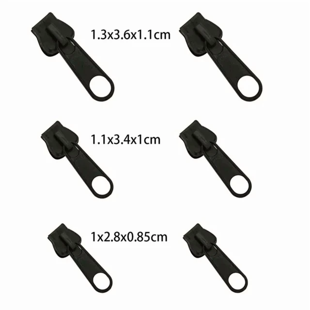 Alt view image 7 of 7 - 3 Sizes Universal Instant Fix Zipper Repair Kit Replacement Zip Slider Teeth Rescue Sewing Clothes Bag Zippers Tool Accessories