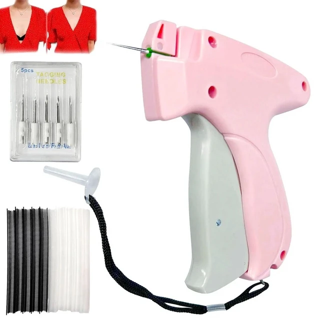Alt view image 2 of 7 - Fine Stitch Gun Stitchy Quick Clothing Fixer for Clothes Micro Tagging Gun Clothing Mini Speedy Sticky Sewing Gun Hemming Tool