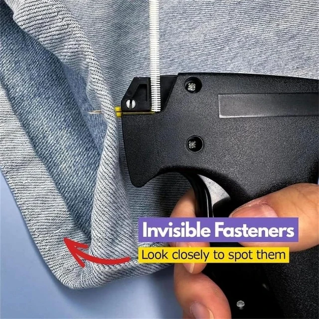 Alt view image 4 of 7 - Fine Stitch Gun Stitchy Quick Clothing Fixer for Clothes Micro Tagging Gun Clothing Mini Speedy Sticky Sewing Gun Hemming Tool